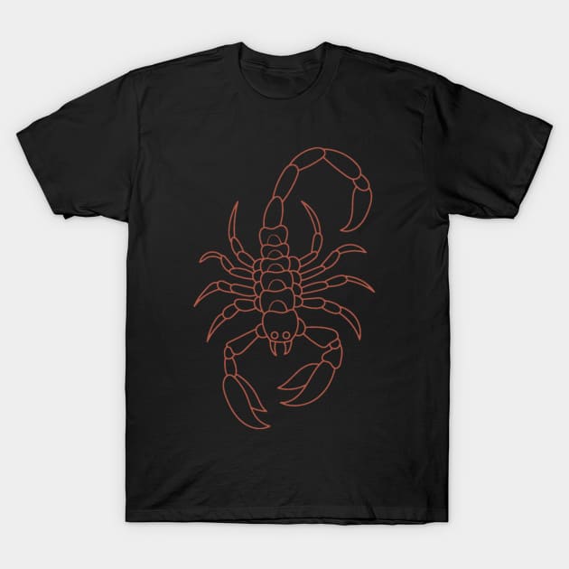 Scorpion T-Shirt by DeviAprillia_store